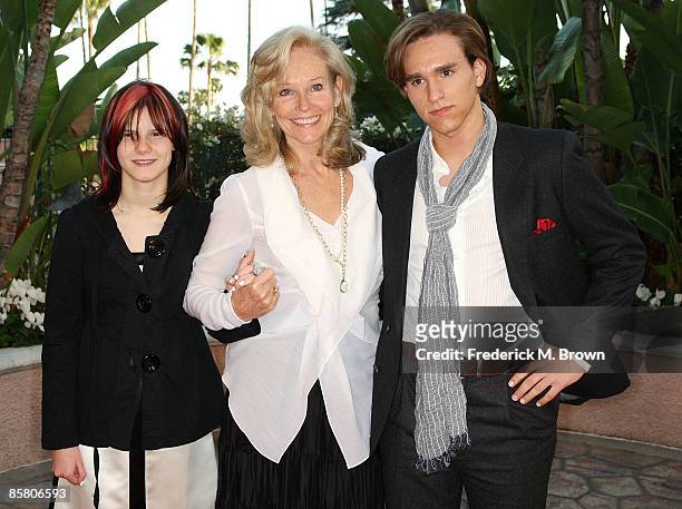 Brenda Siemer-Scheider and her family attend the Smiles from the Stars: A Tribute to the Life and Work of actor Roy Scheider at the Beverly Hills...