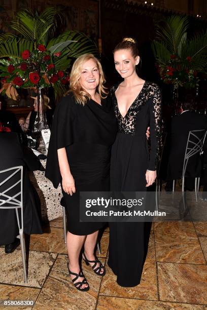 Patricia Hearst Shaw and Lydia Hearst attend Hearst Castle Preservation Foundation Benefit Weekend "James Bond 007 Costume Gala" at Hearst Castle on...
