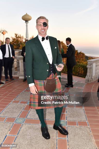 Alexander Munro attends Hearst Castle Preservation Foundation Benefit Weekend "James Bond 007 Costume Gala" at Hearst Castle on September 29, 2017 in...