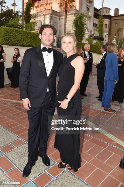 Justin Fichelson and Hanne Vastveit attend Hearst Castle Preservation Foundation Benefit Weekend "James Bond 007 Costume Gala" at Hearst Castle on...