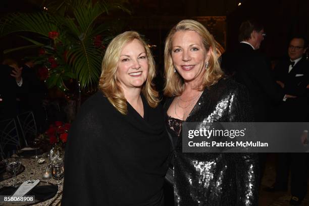 Patricia Hearst Shaw and Suzanne Tucker attend Hearst Castle Preservation Foundation Benefit Weekend "James Bond 007 Costume Gala" at Hearst Castle...