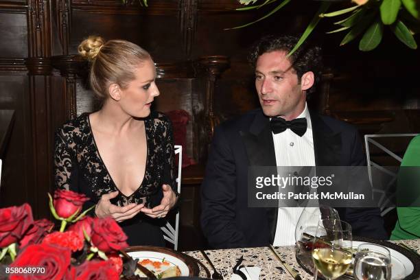 Lydia Hearst and Justin Fichelson attend Hearst Castle Preservation Foundation Benefit Weekend "James Bond 007 Costume Gala" at Hearst Castle on...