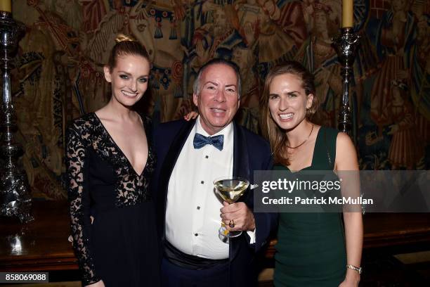 Lydia Hearst, Kevin Parker and Ashley Bush attend Hearst Castle Preservation Foundation Benefit Weekend "James Bond 007 Costume Gala" at Hearst...