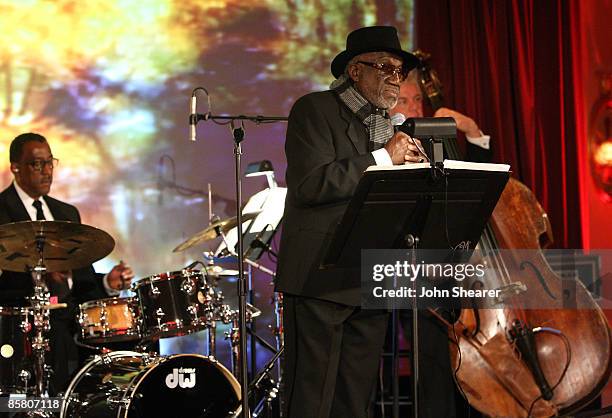 Musician Bill Henderson performs at Smiles from the Stars: A Tribute to the Life and Work of Roy Scheider at The Beverly Hills Hotel on April 4, 2009...