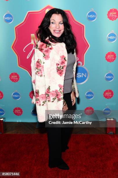 Adrienne Landau attends the HSN 2017 Holiday Cocktail Party at KOLA House on October 5, 2017 in New York City.