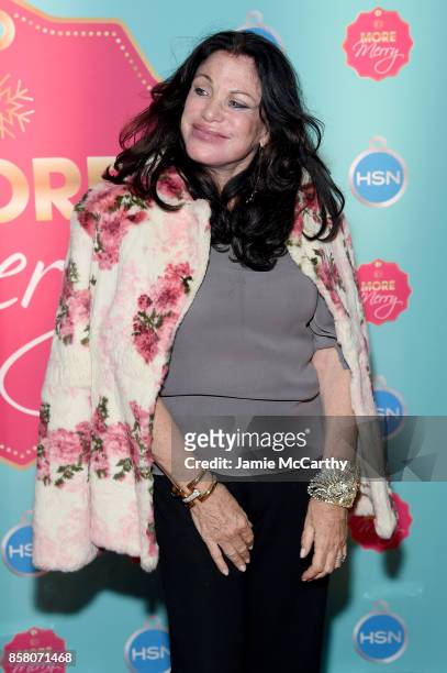 Adrienne Landau attends the HSN 2017 Holiday Cocktail Party at KOLA House on October 5, 2017 in New York City.