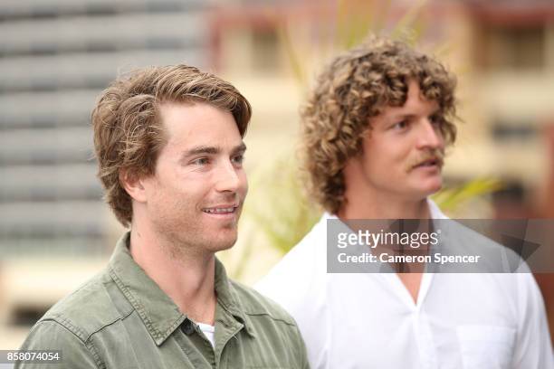 Celebrity chef Hayden Quinn attends the launch of Aussie News Today, as part of Tourism Australia's new youth campaign on October 6, 2017 in Sydney,...