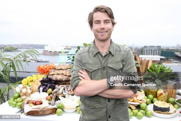 Celebrity chef Hayden Quinn attends the launch of Aussie News Today, as part of Tourism Australia's new youth campaign on October 6, 2017 in Sydney,...