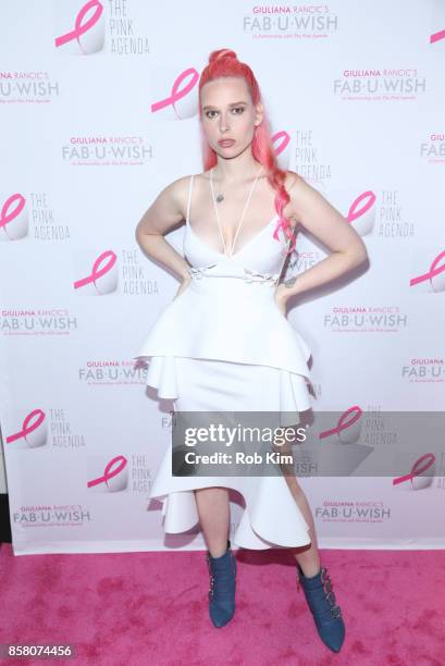 Mery Racauchi attends The Pink Agenda 10th Annual Gala at Three Sixty Degrees on October 5, 2017 in New York City.