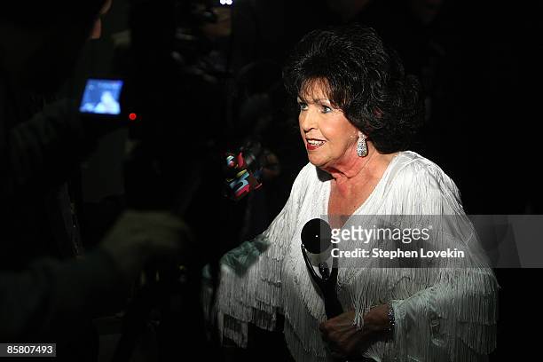 Wanda Jackson attends the 24th Annual Rock and Roll Hall of Fame Induction Ceremony at Public Hall on April 4, 2009 in Cleveland, Ohio.