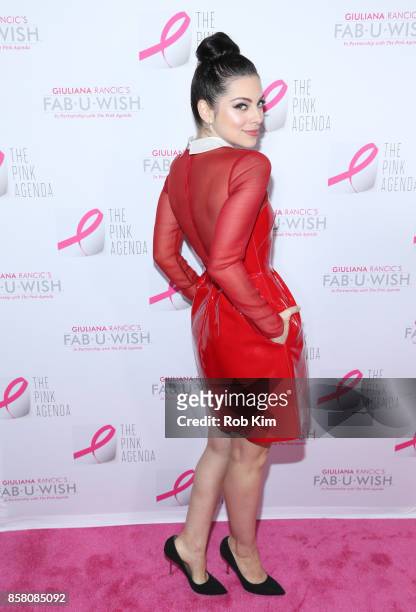 Krysta Rodriguez attends The Pink Agenda 10th Annual Gala at Three Sixty Degrees on October 5, 2017 in New York City.