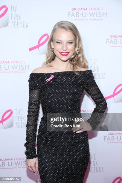 Danielle Lauder attends The Pink Agenda 10th Annual Gala at Three Sixty Degrees on October 5, 2017 in New York City.