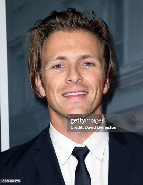 Actor Charlie Bewley attends the premiere of STX Entertainment's "The Foreigner" at ArcLight Hollywood on October 5, 2017 in Hollywood, California.