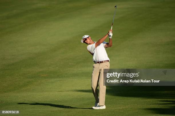 Johannes Veerman of USA pictured during round one for the Yeangder Tournament Players Championship at Linkou lnternational Golf and Country Club on...