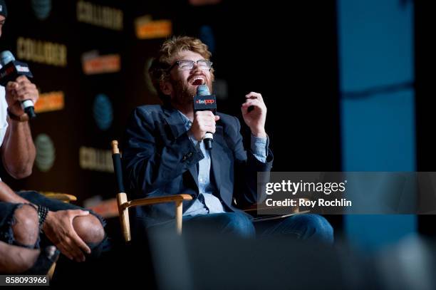 Abraham Riesman discusses "American Gods" during 2017 New York Comic Con - Day 1 on October 5, 2017 in New York City.