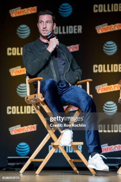 Pablo Schreiber discusses "American Gods" during 2017 New York Comic Con - Day 1 on October 5, 2017 in New York City.