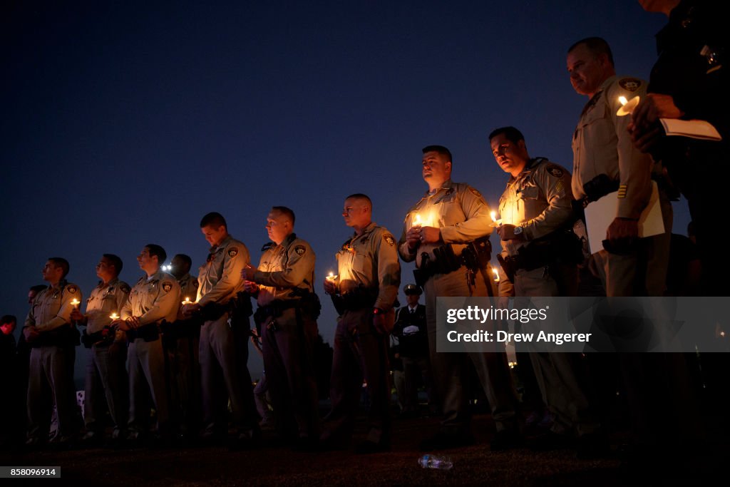 Las Vegas Cop Killed At Music Festival Massacre Remembered At Memorial Service