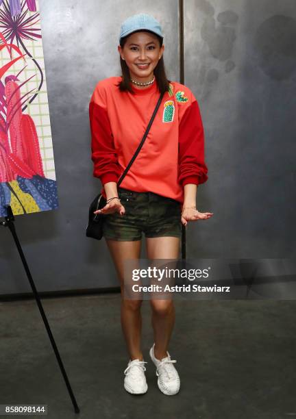 Kimiko Glenn attends Brad Walsh "Antiglot" performance and album release party at Pier 59 Studios on October 5, 2017 in New York City.