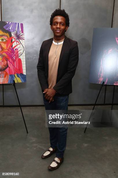 Carlos Greer attends Brad Walsh "Antiglot" performance and album release party at Pier 59 Studios on October 5, 2017 in New York City.