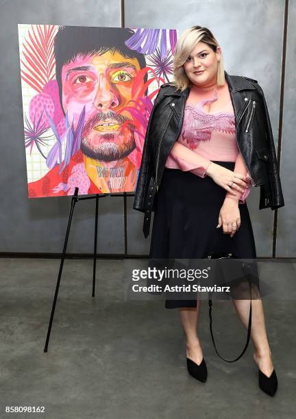 Nicolette Mason attends Brad Walsh "Antiglot" performance and album release party at Pier 59 Studios on October 5, 2017 in New York City.