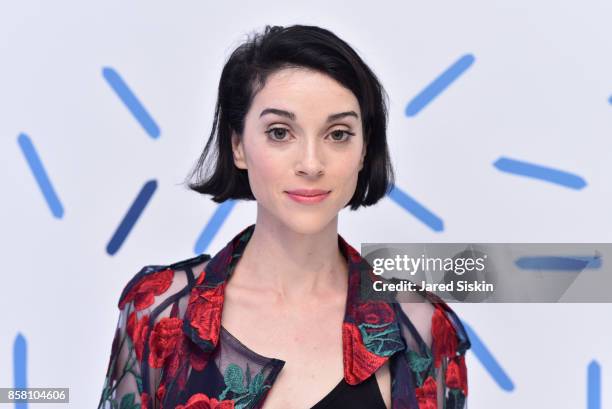 Musician Annie Clark from St. Vincent attends St. Vincent & Peroni Nastro Azzurro Unveil Second Edition of The House of Peroni House of Peroni on...