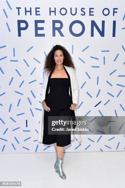 Lauren Machen attends St. Vincent & Peroni Nastro Azzurro Unveil Second Edition of The House of Peroni House of Peroni on October 5, 2017 in New York...