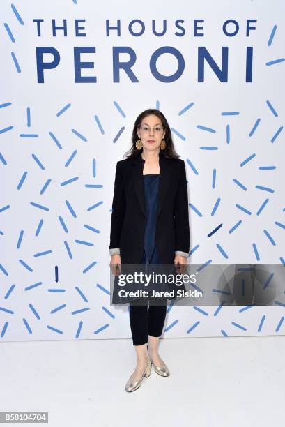 Annie-B Parson attends St. Vincent & Peroni Nastro Azzurro Unveil Second Edition of The House of Peroni House of Peroni on October 5, 2017 in New...