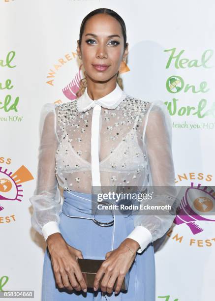 Singer/songwriter Leona Lewis attends the 2017 Awareness Film Festival Opening Night Premiere of "The Road to Yulin and Beyond" at Regal LA Live...