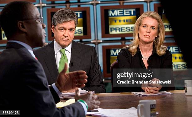 John Harwood , Chief Washington Correspondent for CNBC, and Katty Kay , Washington Correspondent for the BBC World News America, listen to Dr. Bill...