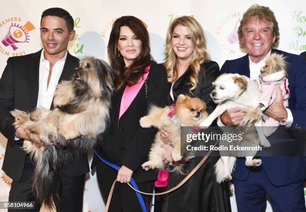 Dr. John Sessa, Lisa Vanderpump, Pandora Todd, and Ken Todd attend the 2017 Awareness Film Festival Opening Night Premiere of "The Road to Yulin and...