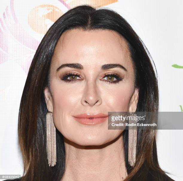 Kyle Richards attends the 2017 Awareness Film Festival Opening Night Premiere of "The Road to Yulin and Beyond" at Regal LA Live Stadium 14 on...