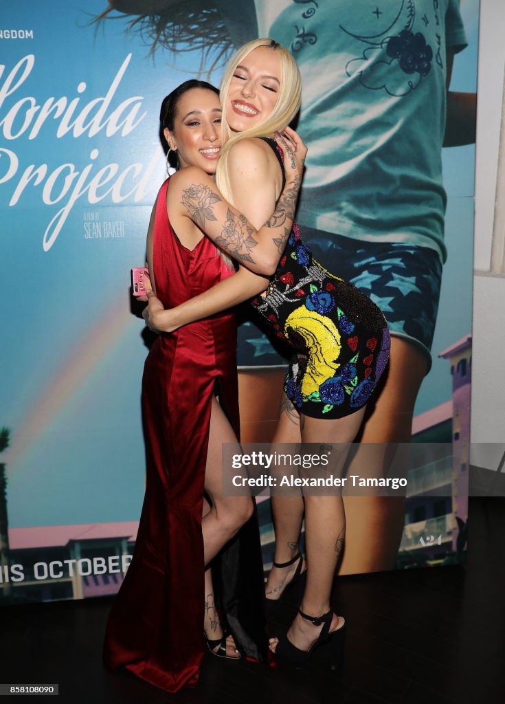 Mela Murder and Bria Vinaite are seen at the Tower Theater during