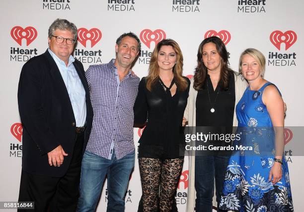 Shania Twain poses with fans during the Meet and Greet at a dinner party hosted by iHeartMedia at the ANA Masters of Marketing annual conference on...