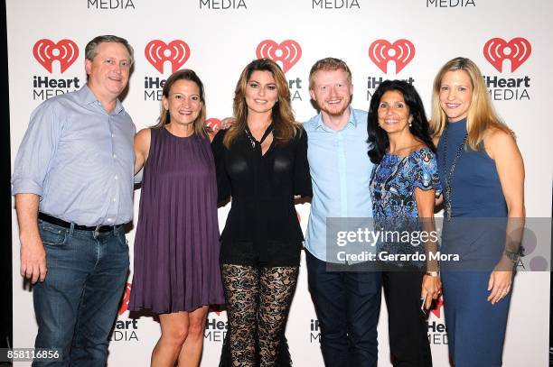 Shania Twain poses with fans during the Meet and Greet at a dinner party hosted by iHeartMedia at the ANA Masters of Marketing annual conference on...