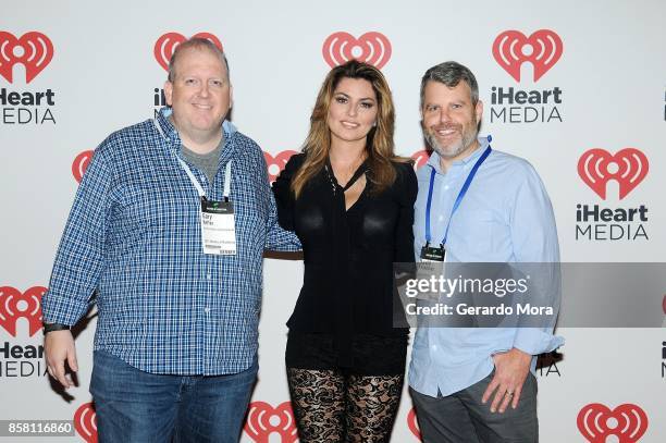 Shania Twain poses with fans during the Meet and Greet at a dinner party hosted by iHeartMedia at the ANA Masters of Marketing annual conference on...