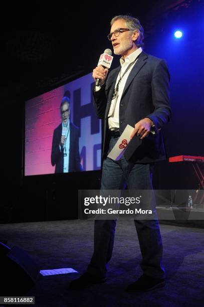 Bob Pittman, Chairman and CEO for iHeartMedia, Inc. Speakes at a dinner party hosted by iHeartMedia during the ANA Masters of Marketing annual...