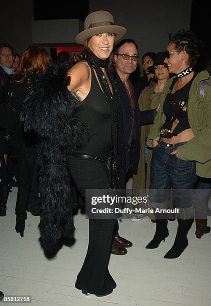 Fashion Designer Donna Karan attends Hans Dorsinville's 40th birthday party at the Stephan Weiss Studio on April 4, 2009 in New York City.