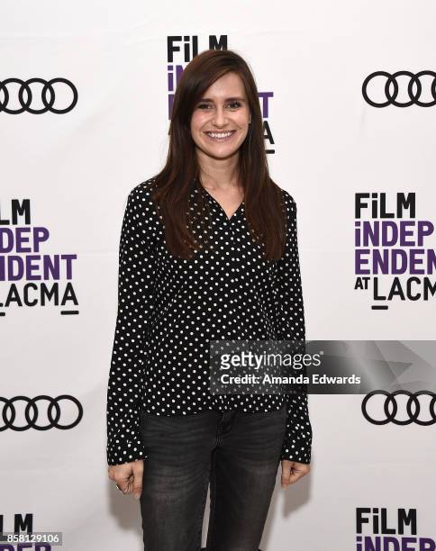 Director Elaine McMillion Sheldon attends the Film Independent at LACMA special screenings of "Heroin" and "Long Shot" at the Bing Theater at LACMA...