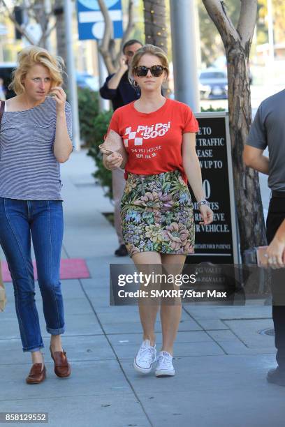 Alice Eve and Mamie Gummer are seen on October 5, 2017 in Los Angeles, California