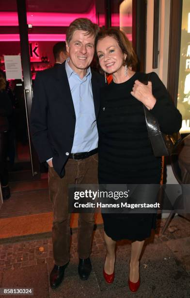Horst Kummeth and his wife Eva Kummeth during the 'Die Kulisse Restaurant Reopening Party' on October 5, 2017 in Munich, Germany.