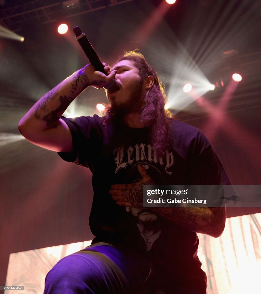 Post Malone In Concert At Brooklyn Bowl Las Vegas