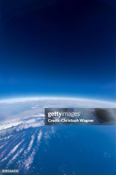 earth from above - stratosphere stock pictures, royalty-free photos & images