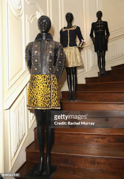 View of the atmosphere at Farfetch and William Vintage Celebrate Gianni Versace Archive hosted by Elizabeth Stewart and William Banks-Blaney on...
