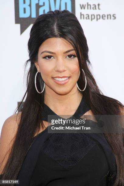 Kourtney Kardashian arrives to Bravo's 2nd Annual "A-List" Awards held at The Orpheum Theatre on April 5, 2009 in Los Angeles, California.