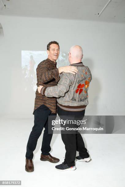 Michael Daube and Mickey Boardman during the CITTA Fest 2017 Fall Benefit at Tribeca Skyline Studios on October 5, 2017 in New York City.