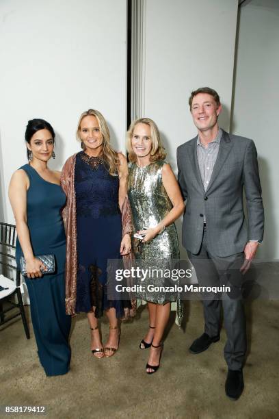 Archie Panjabi, Diana Kellogg, Sarah Addington Emanuel and Dr. Christopher Barley during the CITTA Fest 2017 Fall Benefit at Tribeca Skyline Studios...