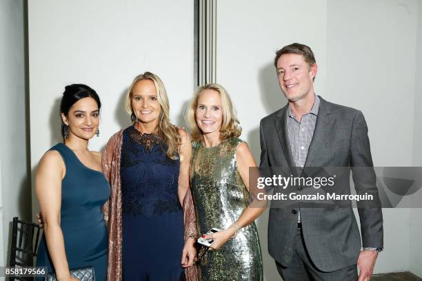 Archie Panjabi, Diana Kellogg, Sarah Addington Emanuel and Dr. Christopher Barley during the CITTA Fest 2017 Fall Benefit at Tribeca Skyline Studios...