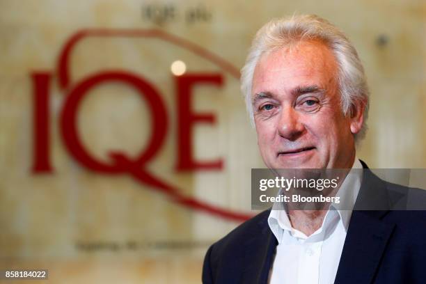 Drew Nelson, chief executive officer of IQE Plc, poses for a photograph at their headquarters in Cardiff, U.K., on Thursday, Sept. 28, 2017. IQE...