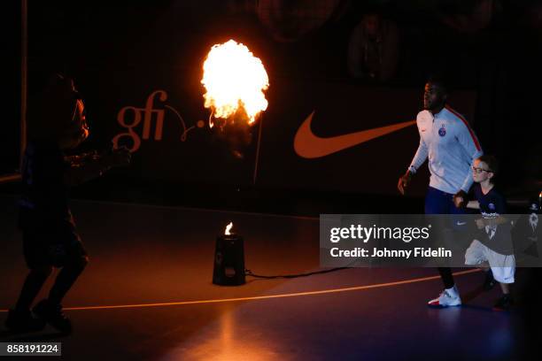 Luc Abalo of PSG during the Lidl Starligue match between Paris Saint Germain and Saint Raphael on October 5, 2017 in Paris, France.