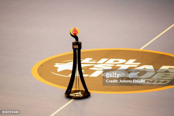 Illustration Lidl Starligue during the Lidl Starligue match between Paris Saint Germain and Saint Raphael on October 5, 2017 in Paris, France.